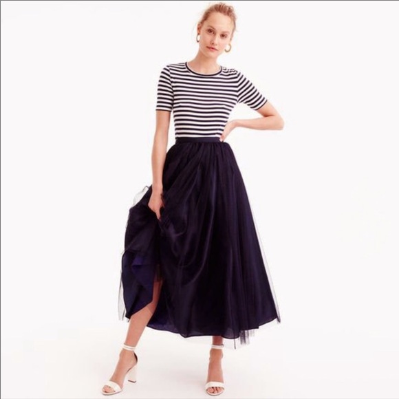J. Crew Dresses & Skirts - J Crew Black Tulle skirt size 2